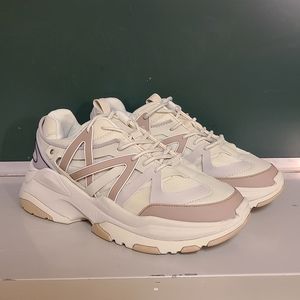 FREE SOFSOLE w/ ASOS DESIGN sneakers in tonal tones with chunky soles